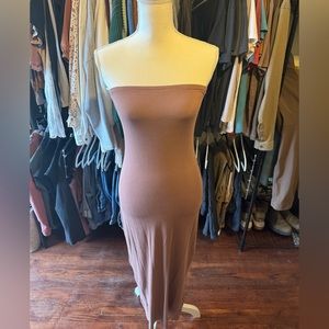 See You Monday strapless dress